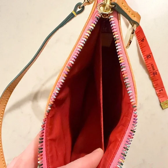 EOC Dooney & Bourke Pink Miami Beach Wristlet - Picture 7 of 7